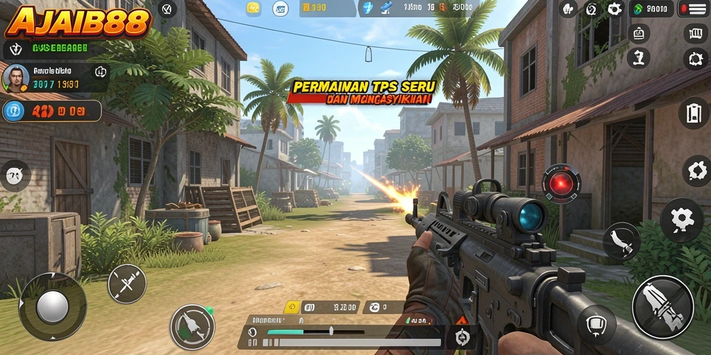 Tampilan gameplay AJAIB88 yang mendebarkan dan penuh aksi.