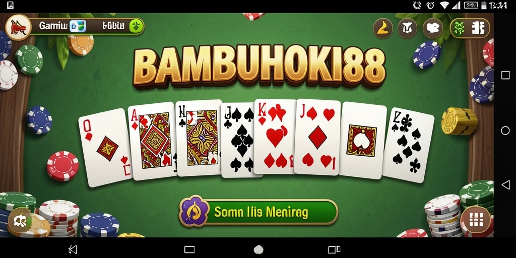 Tampilan gameplay seru dari BAMBUHOKI88 dengan pemain bersaing.