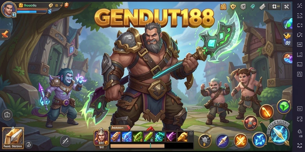 Gameplay menegangkan dalam dunia fantasi GENDUT188 dengan karakter yang unik.
