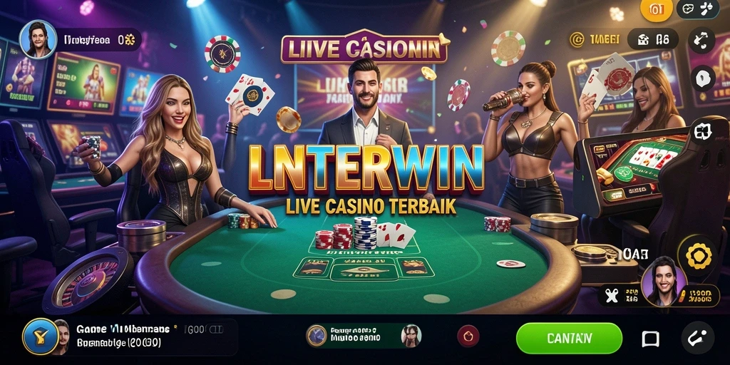 Tampilan gameplay LNTERWIN yang menegangkan dan mendebarkan.