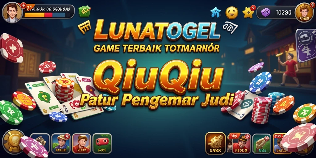 Tampilan gameplay seru QiuQiu di LUNATOGEL.