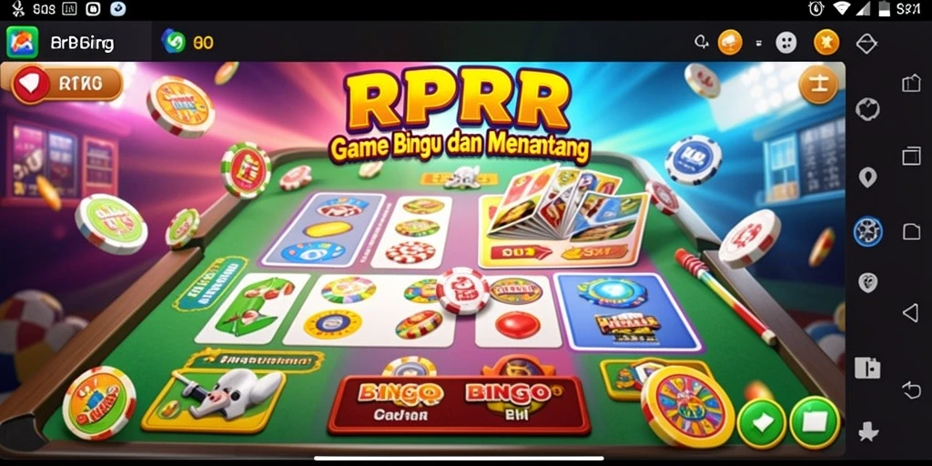Tampilan gameplay Bingo yang menarik dan interaktif.
