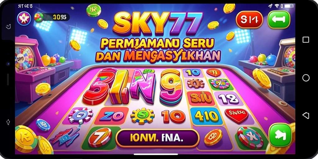 Tampilan gameplay Bingo menarik di SKY77.
