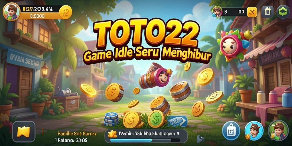 Screenshot gameplay TOTO22 yang menunjukkan aksi Idle yang seru.