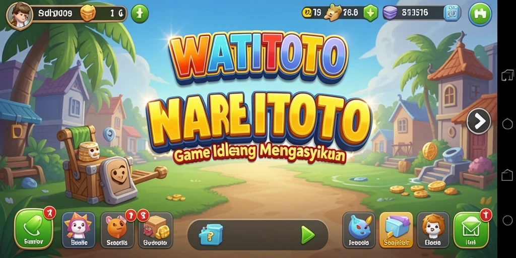 Tampilan menarik dari gameplay WATITOTO yang penuh warna.
